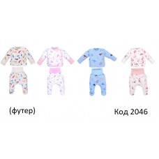 ТТ Набір ФУТЕР ЛЬОЛЯ (сорочка+повзунки+шапка)   62  5(4)шт.