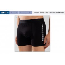 BR Боксери чоловічі 1244-02   Чорний  1 шт