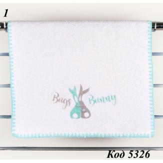 Полотенце махра Bunny.  41х66 см. 3шт.