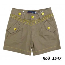 ,Ch Шорти для дівчинки Yuke щільна тканина  (128-152) 5 шт