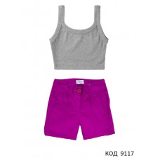 Ch Костюм для дівчинки (топ+шорти) 122-146 5 шт