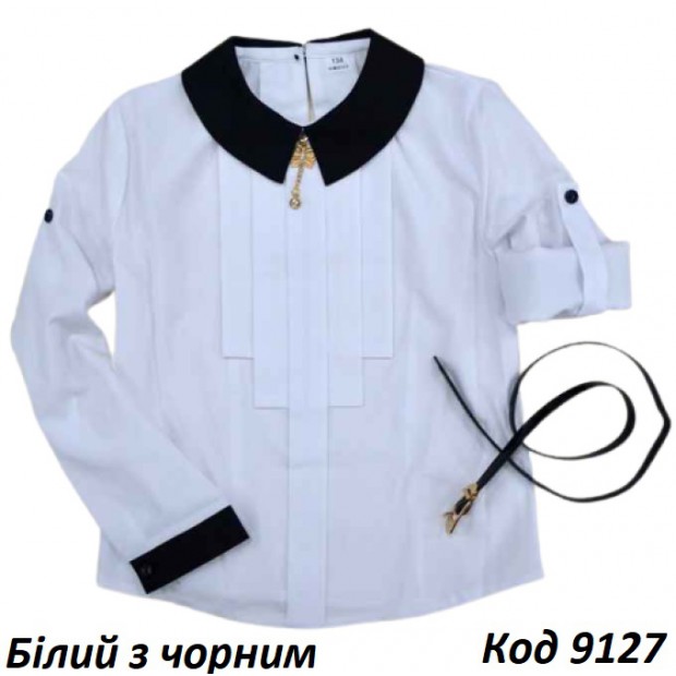 Mevis Блуза для дівчинки шифон ba50  128-152  5 шт