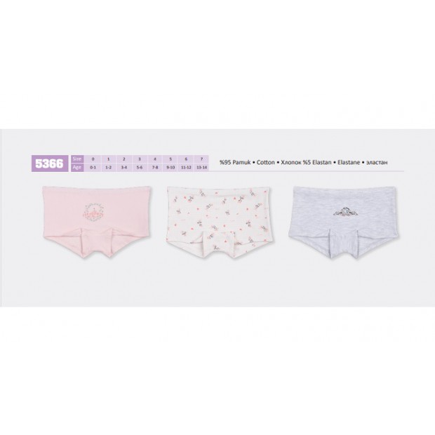 BR Шорти для дівчинки  5366,99    06,07   12(6) шт.