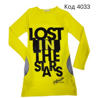 --Tr Туніка для дівчинки стрейч BNN 3311  140-176 шт