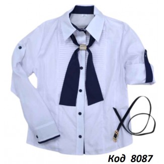 ,Mevis Блуза для дівчинки  Х/Б на гудзиках ba54  152-164  3 шт