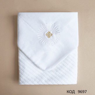 LD Крижма плед ПІКЕ-КОСИЧКА Кр11 90*70   1шт