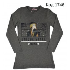 Tr Туніка для дівчинки стрейч Safari 60-168 9-16 років (134-176)  5шт