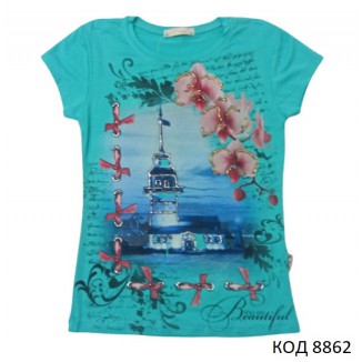 Tr Футболка для дівчинки Benini 34031  140-176   4 шт.