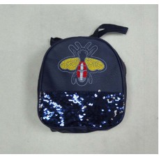 Tr Рюкзак шкірозамінник паетки h25см,ширина22дно-7(1відділ) малютка Муха 1шт