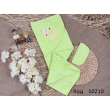 Tr Рушник куточок+рукавичка махра Babyline ЖАБКА  1 шт.