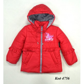 Klimani Куртка для дівчинки КМ-004 "ДЕБОРА"92,98,104,110,116,122,  5(4)шт.