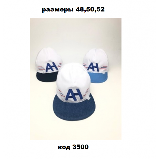 KlimaniБейсболка для хлопчика "ФОРМУЛА" 48,50,52 CM 3шт