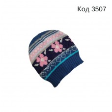 -- YO Шапка в'язана для дівчинки  54-56  1шт