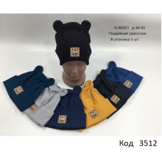 Viva Шапка подвійна для хлопчика N-90531  48-50    5шт
