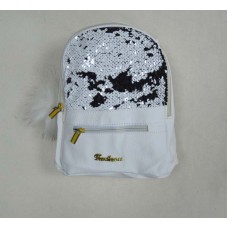 Tr Рюкзак шкірозамінник паєтки h27см,ширина19,дно11-(1відділ) кодВ-53 1шт