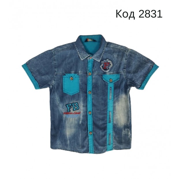 ,Tr Рубашка джинс.Fabisa 9-12   4(2)шт