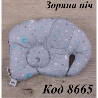 Подушка ортопедическая поплин 25*34 СЛОНИК  аэропух 1шт