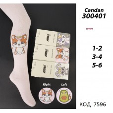 ArtiKatamino Колготки бавовняні для дівчинки МАЛЮНОК 300401 МІКС   6(3) шт.