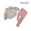 Tr Костюм (блуза+штани) для дівчинки  PINK 2213  7-11 років 5шт