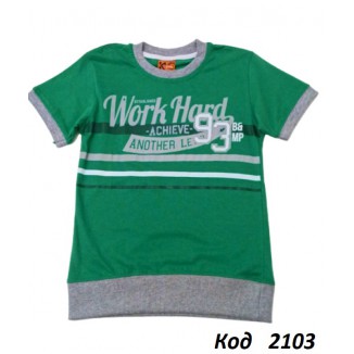 Tr Футболка для хлопчика KIDOS  2129  110-134  5(4) шт