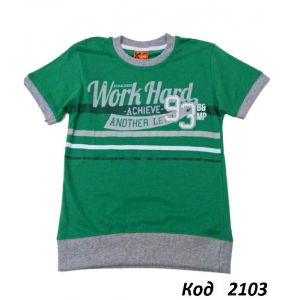 Tr Футболка для хлопчика KIDOS  2129  110-134  5(4) шт