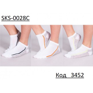 YO Шкарпетки для хлопчика SKS-0028C  КОРОТКІ   МІКС кольорів    31-34//43-46   2(1) шт
