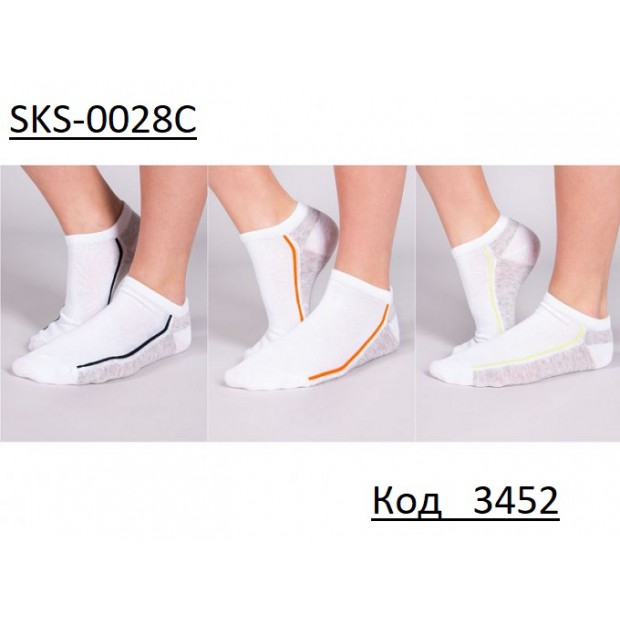 YO Шкарпетки для хлопчика SKS-0028C  КОРОТКІ   МІКС кольорів    31-34//43-46   2(1) шт