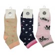YO Шкарпетки для дівчинки SKS-0023G  КОРОТКІ   МІКС кольорів    31-34//39-41   6(3) шт