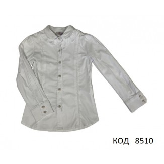 Tr Блуза х/б прошва Pink 2124  6.7.8,9,10 років   5шт