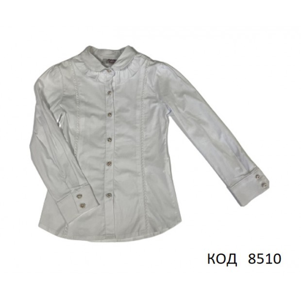 Tr Блуза х/б прошва Pink 2124  6.7.8,9,10 років   5шт