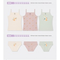 BR Набір6 білизни для дівчинки(майка+ТРУСИ) 4838/5838      6(3)шт.