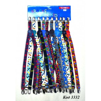 Topgal Підтяжки  дитячі МАЛЮНОК хлопчик 10 шт