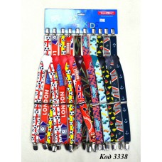 Topgal Підтяжки  середні МАЛЮНОК ХЛОПЧИК 10 шт