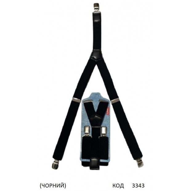 Topgal Підтяжки ПІДЛІТОК ОДНОТОН подарунковий варіант ПЛАНШЕТКА  1 шт
