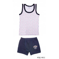 BR Набір білизни для хлопчика(майка+боксери) 2027   .6(2) шт.