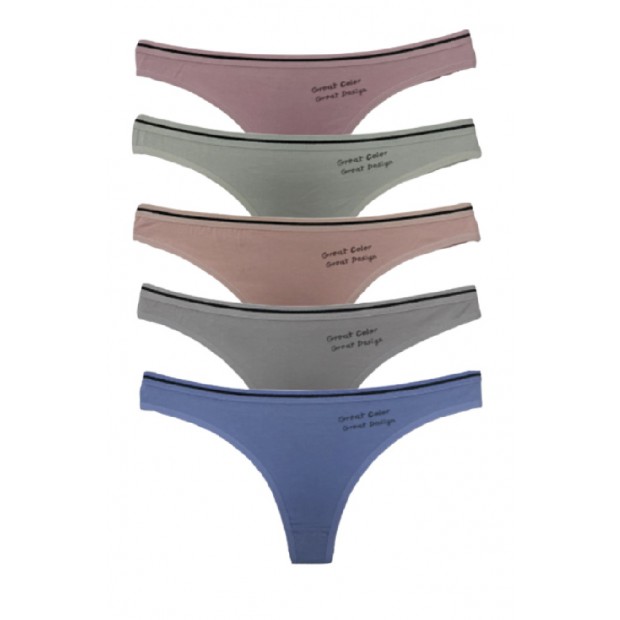 Труси Donella жіночі СТРИНГИ  S--XXL  2471GC 10шт.