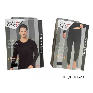 Термобілизна ELIT КОМПЛЕКТ Кофта+кальсони для чоловіків 1307/1306   S/ M//L/XL   1 шт