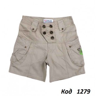 ,Ch Шорти для дівчинки 505 легка тканина 122-146   5шт