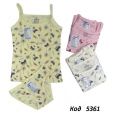 BR Набір білизни для дівчинки(майка+ТРУСИ) 4300/5300     6(3) шт