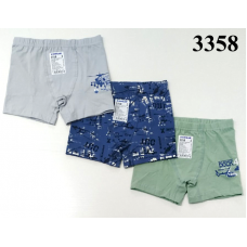 BR Шорти боксери для хлопчика 3358  06   6(3) шт