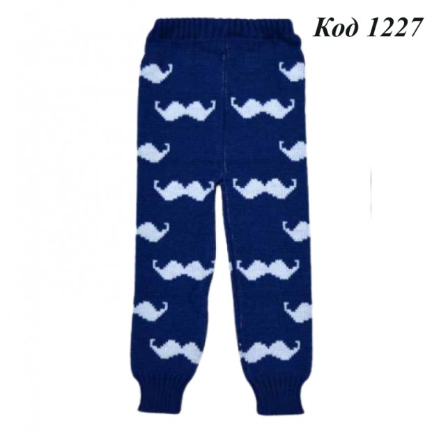 Tashkan Гамаші в'язані ЧАРЛІ джинс/чорний 28,30,32 3р.