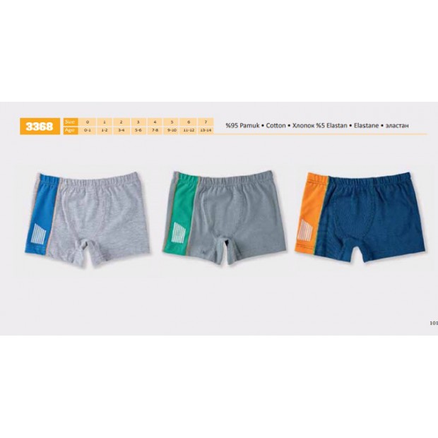 BR Шорти боксери для хлопчика 3368  06.07  6(3) шт