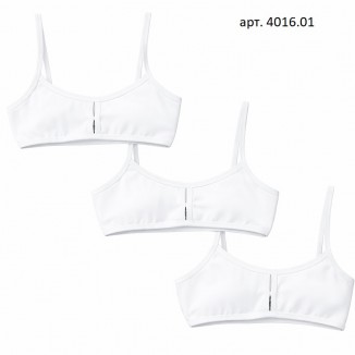 BR Топ для дівчинки 4016,01   БІЛИЙ   06,07,08    12(3) шт.