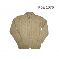 Tr Кофта в'язана для дівчинки на замку ESMA  Бежевий   2,3,4 (86,92,98)   3 шт