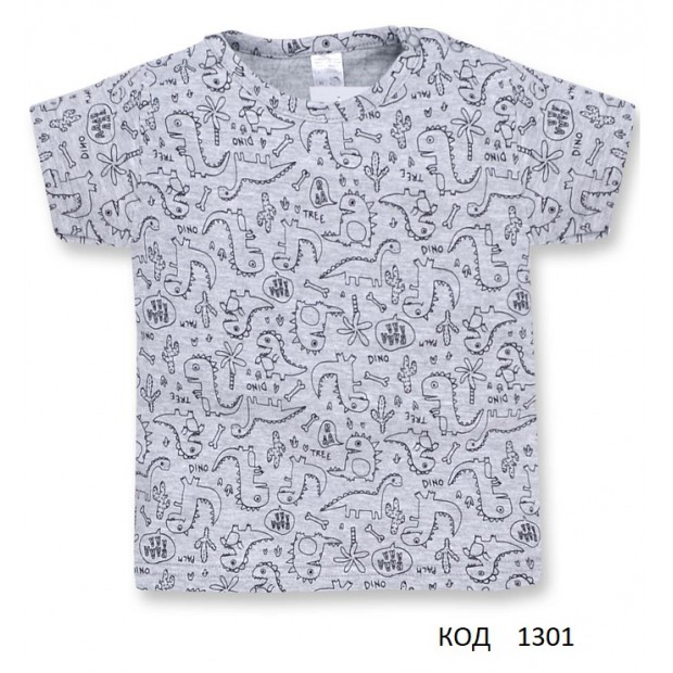ТТ Футболка для хлопчика кулір 0601201 дракон 92-110   4шт