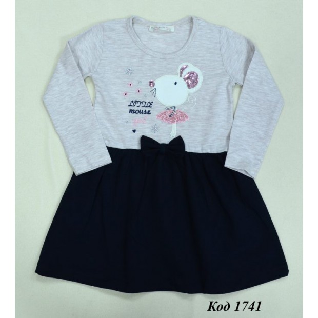 Платье стрейч девочка Fashion 6674   (098-128  5 шт.