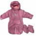 Ch Комбінезон плащівка для дівчинки синтапон на трикотажі Boom  62,68,74   3(1)шт.
