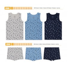 BR Набір6 білизни для хлопчика(майка+боксери) 2500/3500   6(3)шт.