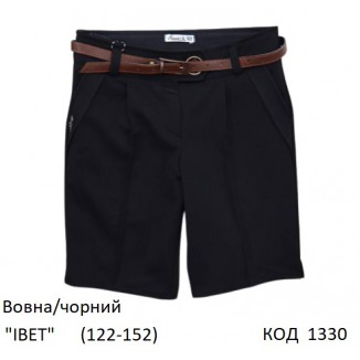SuzieШт 122-152шерсть Шорти для дівчинки "ІВЕТ" чорний 122-152 6 шт.
