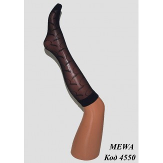 .FR Підколінки капронові підліток .MEWA  чорний 20-22р. 1(3)шт